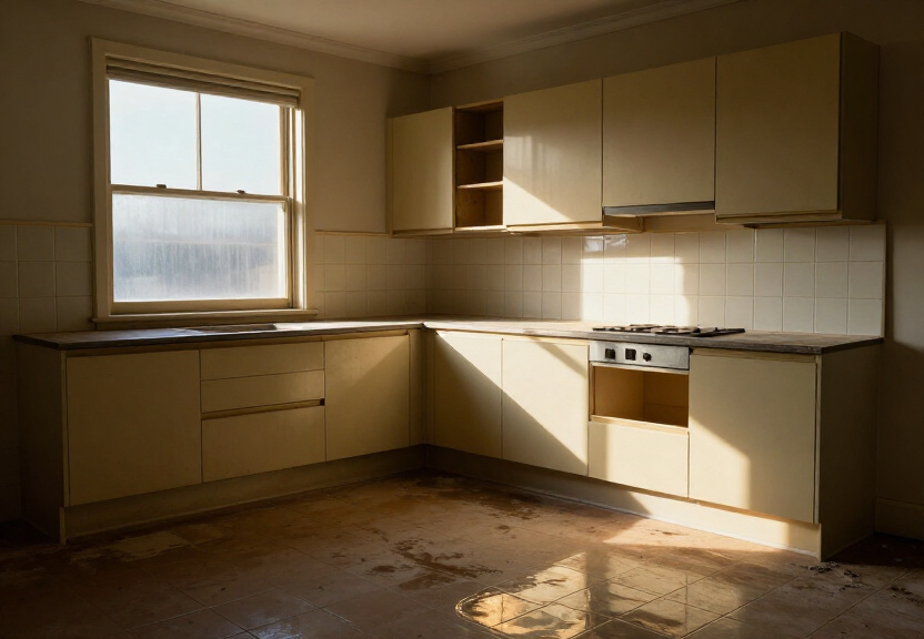 Restored office in Burwood after water extraction and drying